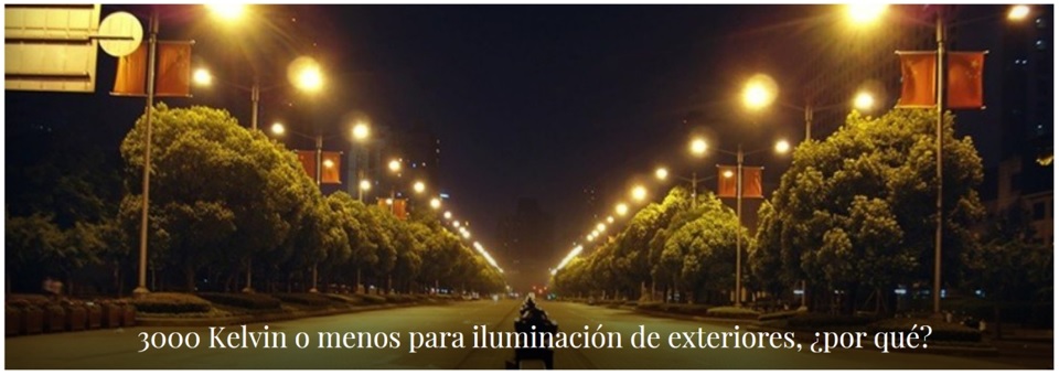 iluminacion alumbrado publico